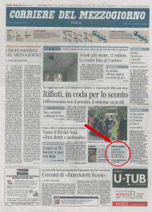 corriere mezzogiorno 04-03-2014 prima pag